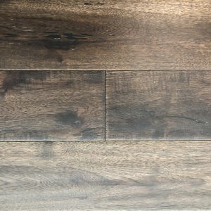 WALNUT STAINED HICKORY HANDSCRAPED BRUSHED UV LACQUERED